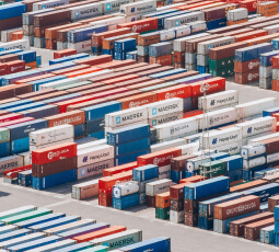 Shipping containers at port | Turnkey FF&E & Interiors | The Living Company | Garland, Texas