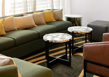 Hospitality lounge furniture | Turnkey FF&E & Interiors | The Living Company | Garland, Texas