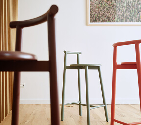 Student housing counter stools in a bright room | Turnkey FF&E & Interiors | The Living Company | Garland, Texas